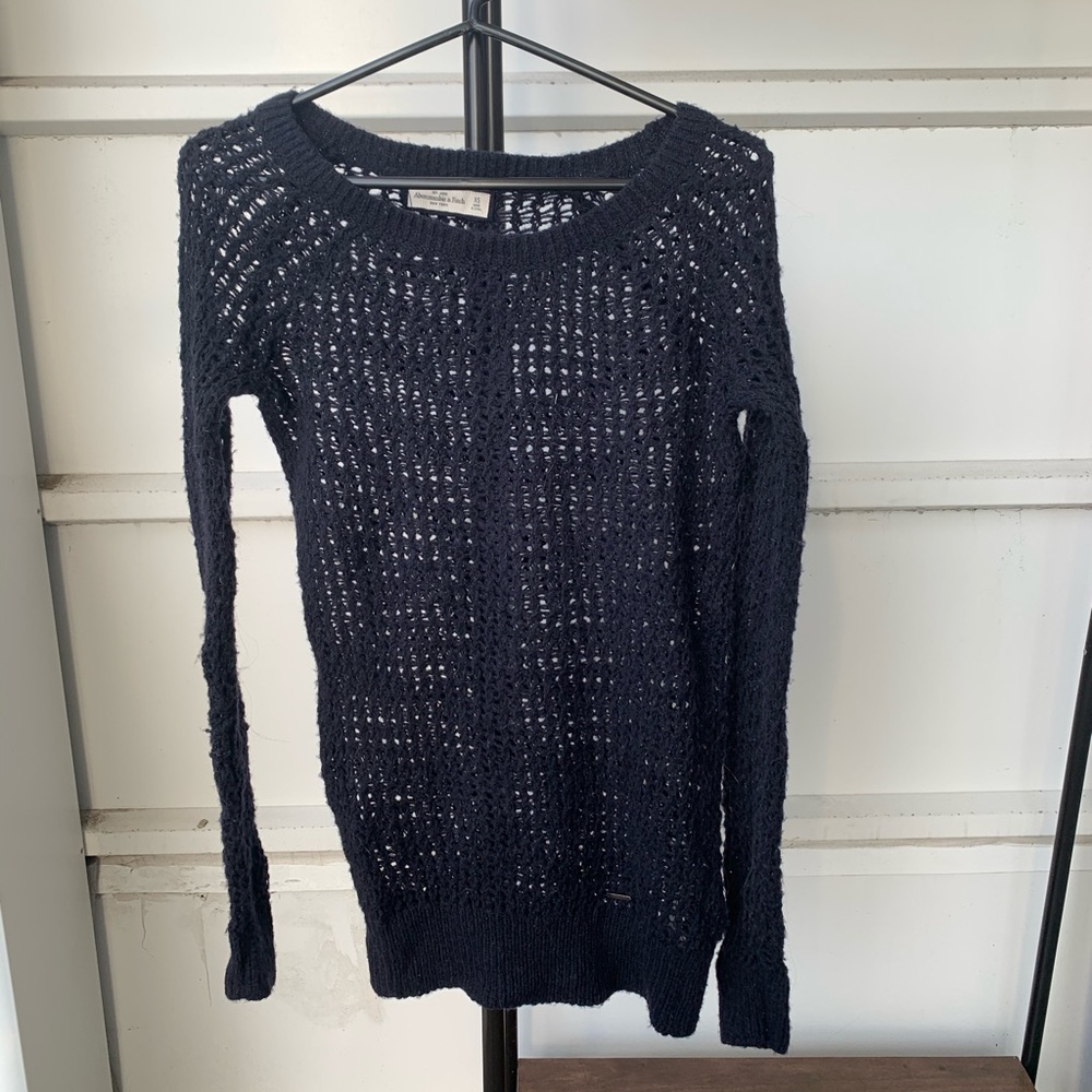 Abercrombie & Fitch Blue Wool Sweater